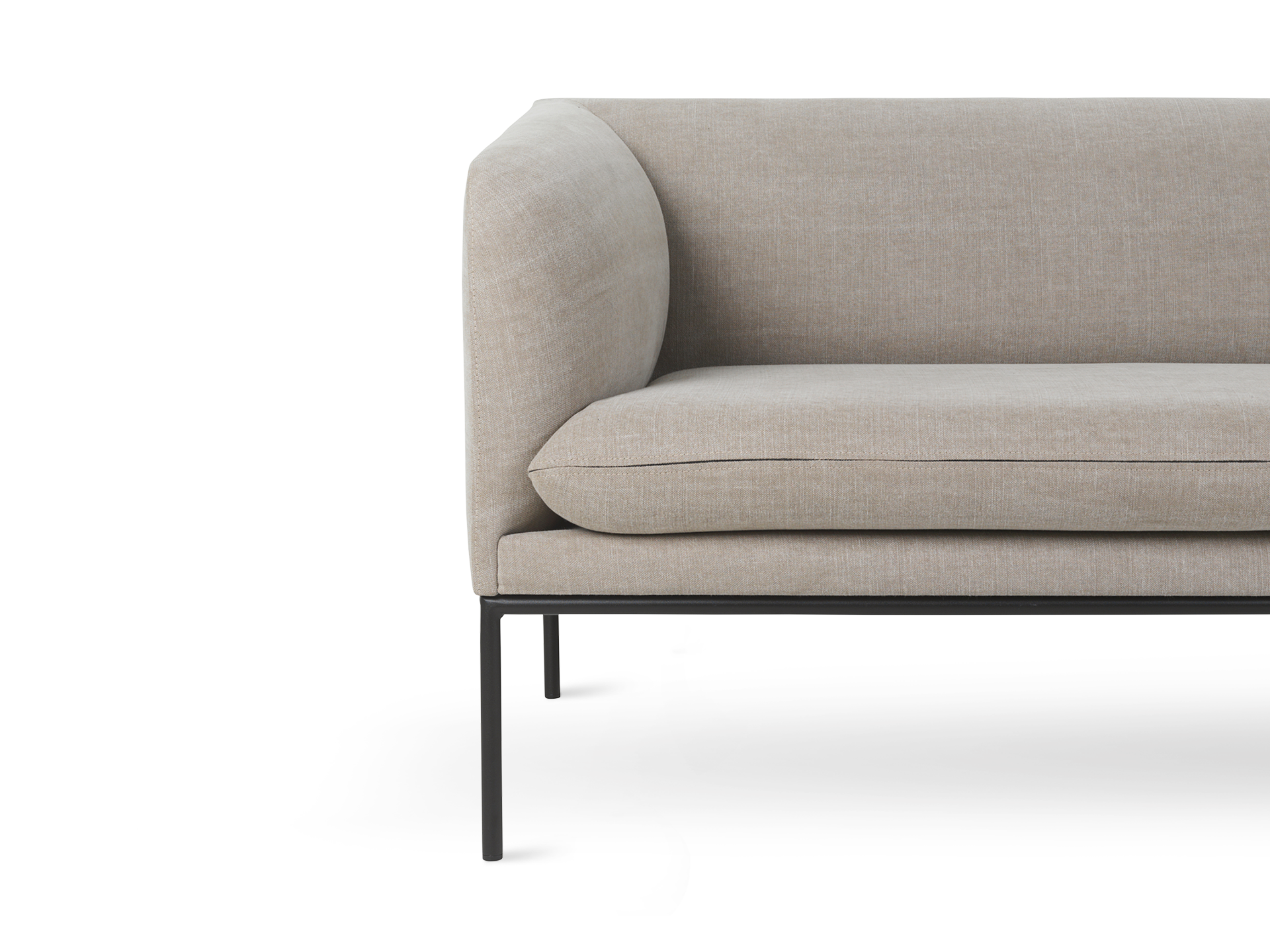 Turn Sofa 3 - Cotton Linen - Natural